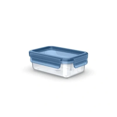 Abbildung von Emsa Frischhaltedose Clip &amp; Close Eco, Polyprophylen (PP), (2 tlg), 0,55 L, rechteckig, Öko Design, dicht, hygienisch, spülmaschinenfest
