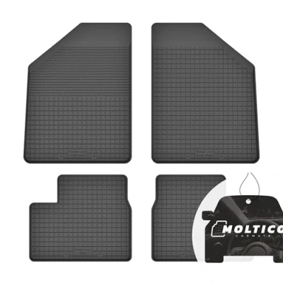 Abbildung von Gummimatten mit Rand Auto Fußmatten Gummi Automatten Passgenau 4 teilig Set passend für Opel Agila A 2000 2007