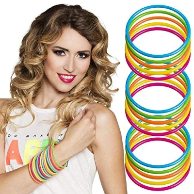 Abbildung von Armbänder in Neonfarben 15 Stück
