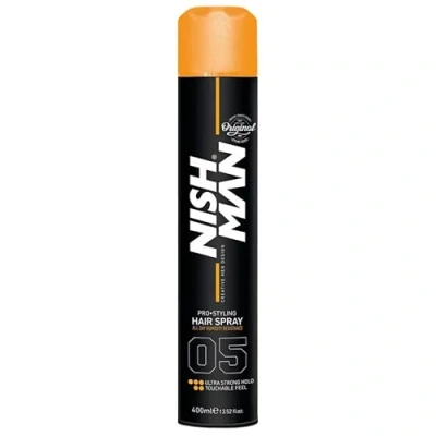Abbildung von NISHMAN 05 Hair Spray ULTRA Strong für Hochsteckfrisuren 400 ml