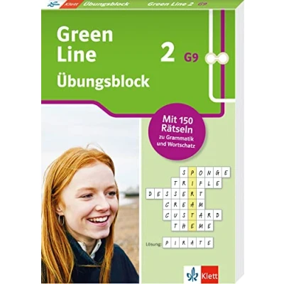 Abbildung von Green Line 2 G9 (ab 2019) Klasse 6 Übungsblock zum Schulbuch: 150 Rätsel zu Grammatik und Wortschatz (Green Übungsblock)