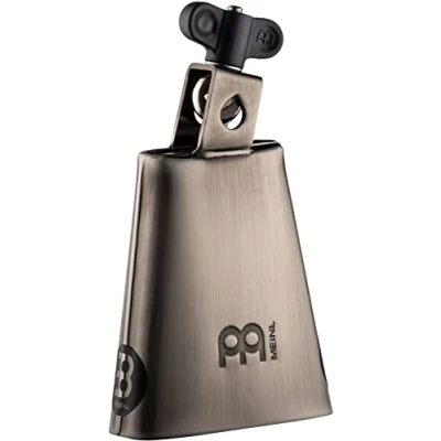 Abbildung von Meinl Percussion Chrome Timbales Cowbell Sehr kleines Aufschlagidiophon Länge 4,5 Zoll Montierbar Hoher Pitch Stahl, Silber (STB45H)