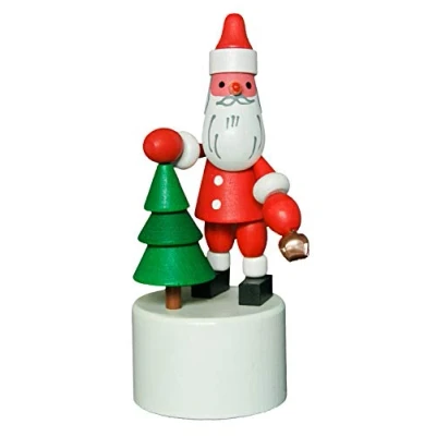 Abbildung von DETOA 12902 Druckfigur Santa Claus Mit Weihnachtsbaum, weiß, normal