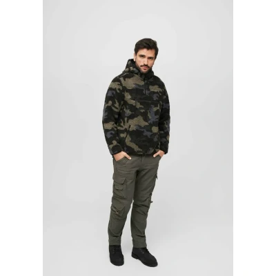 Abbildung von Brandit Fleecepullover, Herren, Größe: 3XL, Dark camouflage