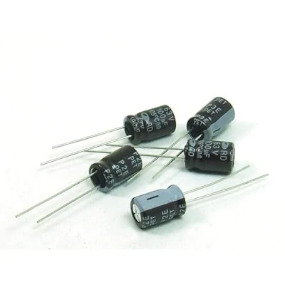 Abbildung von POPESQ® 5 Stk. x Elektrolytkondensator 100uF 63V #A5515