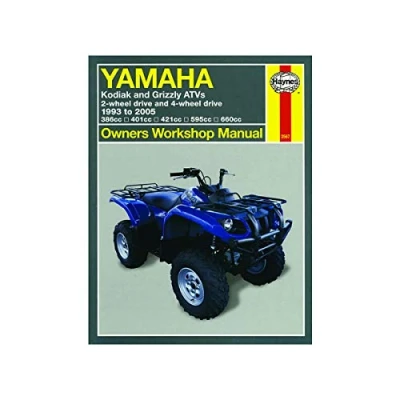Abbildung von Yamaha Kodiak &amp; Grizzly ATVs: 2 wheel drive and 4 1993 to 2005 (Owners Workshop Manual)