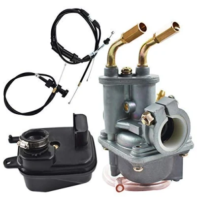 Abbildung von HDmirrorR AISENPARTS Vergaser Luftfilter &amp; Drosselklappe Choke Kabel passend für Yamaha Y Zinger PW 50 PW50