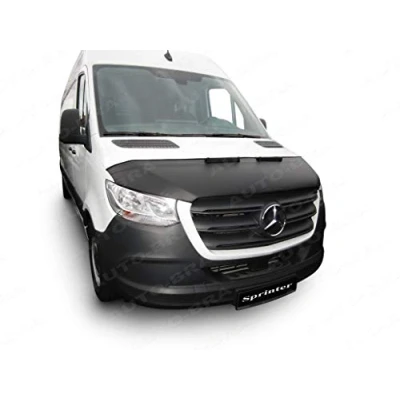 Abbildung von AB3 00489 Auto Bra kompatibel mit MB Mercedes Benz Sprinter Bj. ab 2018 Haubenbra Steinschlagschutz Tuning Bonnet