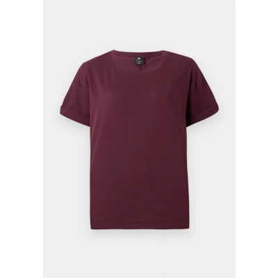 Abbildung von G STAR Rolled UP Tshirt basic, Damen, Größe: XXL, Maroon