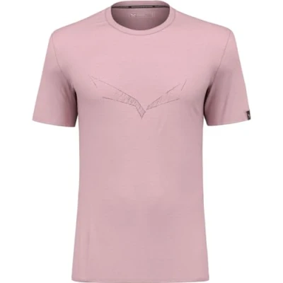 Abbildung von Salewa Puez Eagle Sketch Merino T Shirt Men, zephyr Melange, M