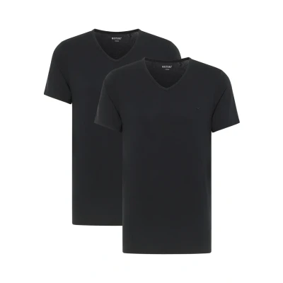 Abbildung von MUSTANG Herren Style Amado 2 pack T Shirt, Black 4142, 6XL EU