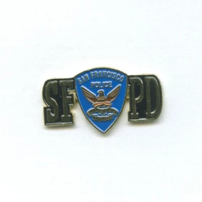 Abbildung von SFPD San Francisco Police Department USA Polizei Pin Anstecker 0372