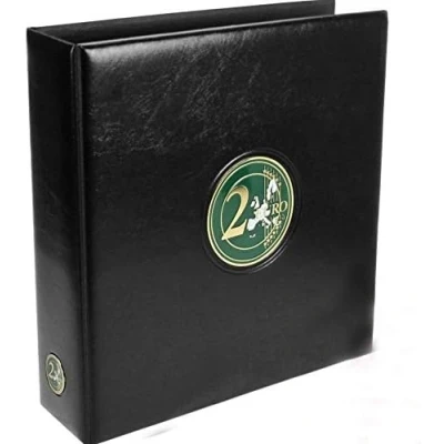 Abbildung von Safe, Premium Maxi, Album (4 Ringe) für 2 Euro Münzen ohne Inhalt Schwarz Abm: 235x265x70 mm. pro Stk.