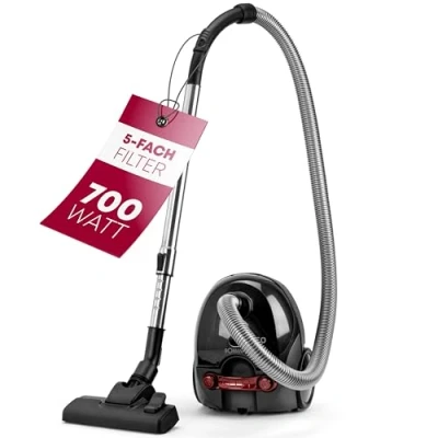 Abbildung von BOMANN Bodenstaubsauger BS 9019 CB N, mit 5 fach Mikrofiltersystem, 700 Watt