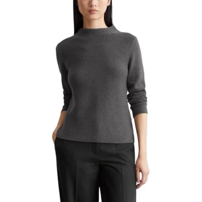 Abbildung von Marc O&#039;Polo Strickpullover, Damen, Größe: Small, Deep grey melange