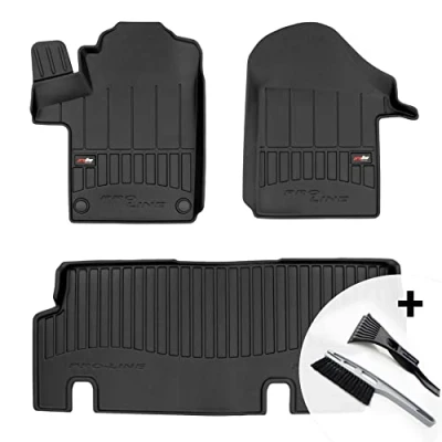 Abbildung von moto MOLTICO 3D Gummimatten Auto Fußmatten Gummi Automatten 3 teilig Set passend für Mercedes Benz Vito III ab 2014