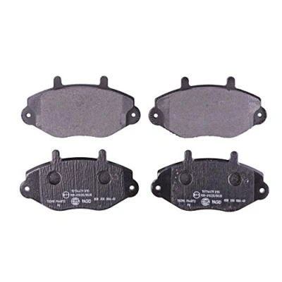 Abbildung von HELLA 8DB 355 006 401 Bremsbelagsatz nicht für Verschleißwarnanzeiger vorbereitet FORD: Transit Mk4 Pritsche/Fahrgestell