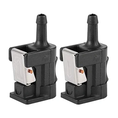 Abbildung von 2Pcs 8mm Barb Kraftstoffschlauch Buchse Außenborder Kraftstoffleitung Anschluss Passend für Kraftstoffschlauchleitung Marine Motor