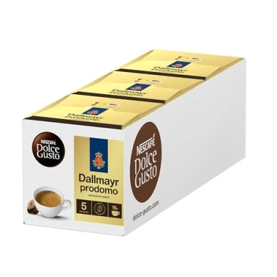 Abbildung von NESCAFÉ DOLCE GUSTO DALLMAYR prodomo Kaffeekapseln 3er Pack (3 x 16 Portionen)