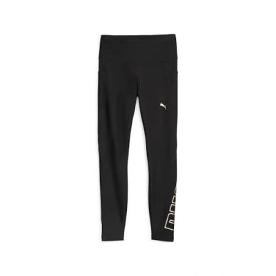 Abbildung von Puma FIT Eversculpt HW FL Tights, Damen, Größe: Medium, Black gold