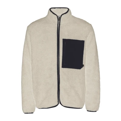 Abbildung von Solid Freddie Fleecejacke, Herren, Größe: Large, Oatmeal