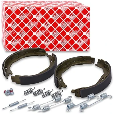 Abbildung von FEBI BILSTEIN 32793 Handbremsbeläge Hinterachse mit Anbaumaterial MERCEDES BENZ: C Klasse T modell, Limousine, Coupe