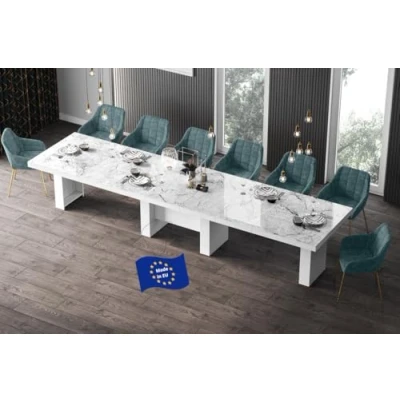 Abbildung von designimpex Esstisch Design HLA 111 Tisch Hochglanz XXL ausziehbar 160 bis 400 cm