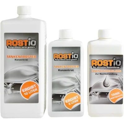 Abbildung von Rostio Tankentroster 1,5 Liter Plus 500ml Tank Schutzemulsion Tankentrostung