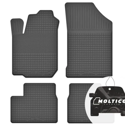 Abbildung von Gummimatten mit Rand Auto Fußmatten Gummi Automatten Passgenau 4 teilig Set passend für Toyota Prius II 2003 2009