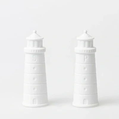 Abbildung von Räder Design Kochtopf Meeresrauschen Salz &amp; Pfefferstreuer Set Leuchtturm