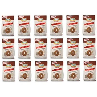 Abbildung von Divella Ottimini al Grano Saraceno Buchweizen Shortbread Kekse 300g Biscuits Cookies italienische