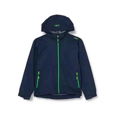 Abbildung von CMP KID FIX HOOD Unisex Regenjacke / wasserabweisende Jacke für Kinder, Größe: 152, Black blue