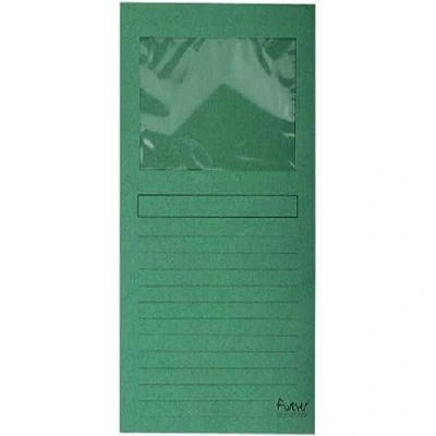 Abbildung von Exacompta Sichtmappe A4 120g/qm Karton dunkelgrün VE=100 Stück