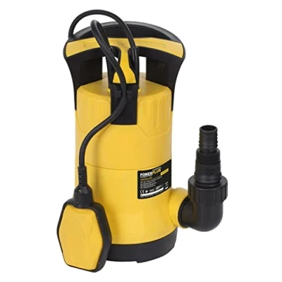 Abbildung von Elektrische Wasserpumpe POWXG9507 550 W Unterwasserpumpe, Maximaltemperatur 35C und Fördermenge 11.500 l/h, Gartenpumpe, Saugpumpe, Tauchpumpe, Gartengeräte
