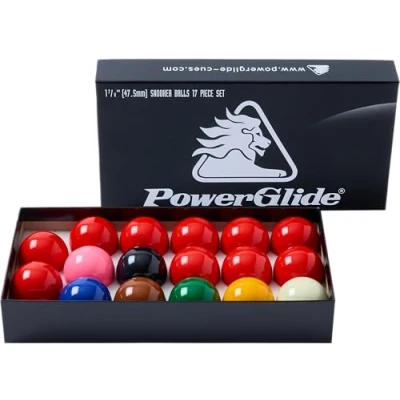 Abbildung von Powerglide Unisex Erwachsene Snooker Set Snookerbälle, verschieden, 1&quot; 3/4 (44.5mm)