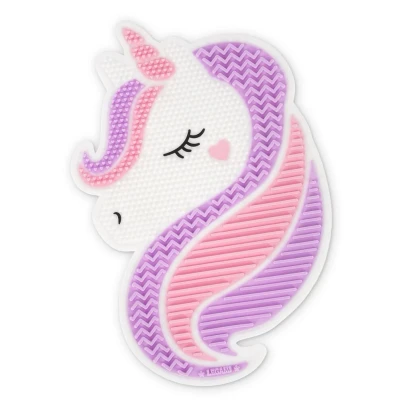 Abbildung von Reinigungspad Einhorn für Make up Pinsel Brush it Off! von Legami