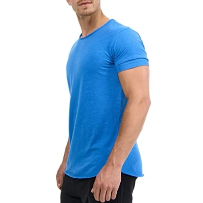 Abbildung von Indicode Jeans Wilbur Tshirt print, Herren, Größe: Medium, Blau
