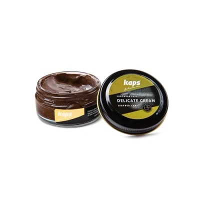 Abbildung von Kaps Schuhcreme für Glattes und Genarbtes Leder Schuhpflege Delicate Cream (409 Bronze Bronze)