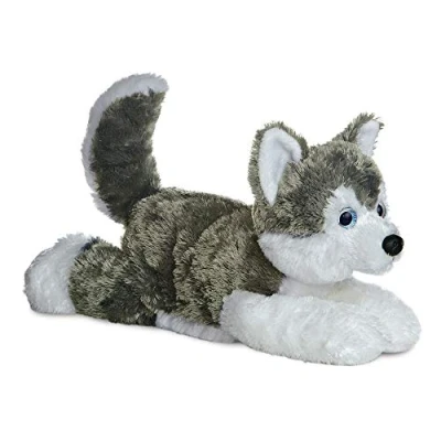 Abbildung von Aurora World 31453 Plüschtier Flopsie Husky Shadow, 12 Zoll / 30.5 cm