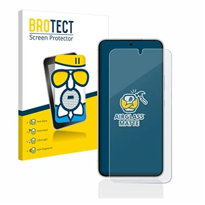 Abbildung von BROTECT Entspiegelungs Schutzglas für Samsung Galaxy S22 5G Schutz Folie Panzerfolie Glas Matt [Extrem Kratzfest 9H, Anti Reflex, Fingerprint]