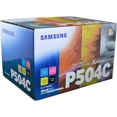 Abbildung von Multi pack! Samsung CLT P504C BK C M Y toner SU400A original
