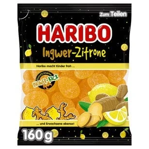 Abbildung von Haribo Ingwer Zitrone, 20er Pack (20 x 160g)