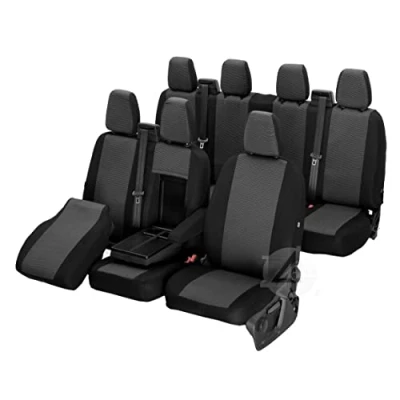 Abbildung von Passgenaue Sitzbezüge Hero geeignet für Iveco Daily ab 2014 ideal angepasst 7 Sitzer Polstermaterial