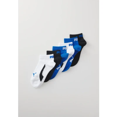 Abbildung von Puma KIDS Quarter Unisex 6 PACK Socken für Kinder, Größe: 23 26, Navy / white strong blue