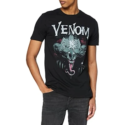 Abbildung von MARVEL Herren Venom Sneak T Shirt, Schwarz, M