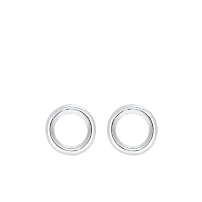 Abbildung von Elli Kreis RUND Ohrringe silvercoloured, Damen, Größe: One Size, Silver coloured