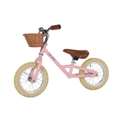 Abbildung von Laufrad ab 2,5 Jahren Retro Rider Rosa inklusive Weidenkorb Bandits &amp; Angels