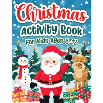 Abbildung von Christmas Activity Book For Kids Ages 8 12: A Fun Holiday Coloring Pages, Mazes, Sudoku Puzzles, Word Search, and More! (Christmas Books Kids)