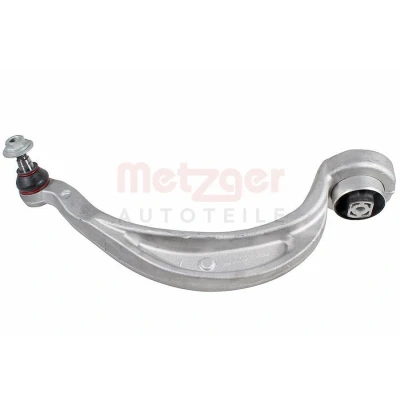 Abbildung von METZGER 58170901 Querlenker mit Gummilager, Trag /Führungsgelenk Vorderachse links, unten, hinten Aluminium AUDI: A4 B8 Avant