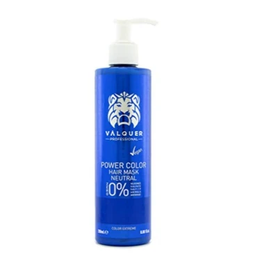 Abbildung von Valquer Professional Mask Power Color gefärbtes Haar. Vegan und sulfatfrei (neutral) Haarfarbe Enhancer 275 ml
